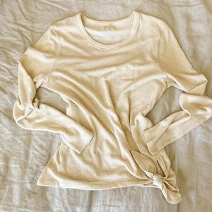 Madewell Knit 🧶 Sweater/Top in Oatmeal I guess